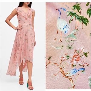 Banana Republic Pink Floral Dress